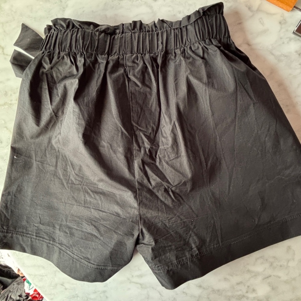 Molly Bracken Black Wrap Skort – High Waist Bow Detail – Size S - Picture 4 of 7